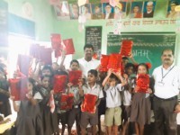 School stationery distribution program-Ambivli-Neral